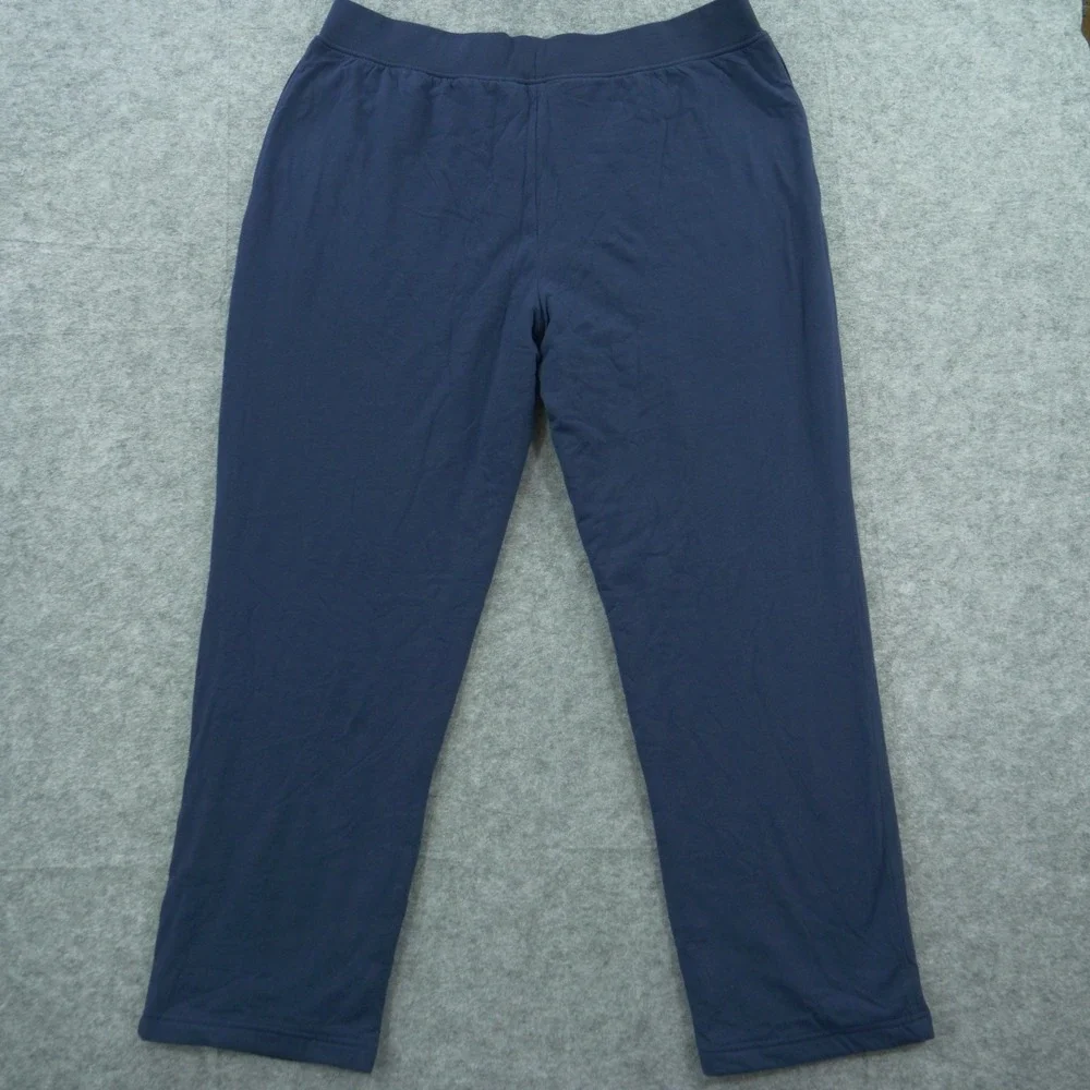 Dude Robe Pants Mens  Extra Large Blue French Terry Cloth Lounge Sleepwear New